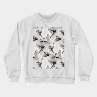 Sparrow Flight - monochrome Crewneck Sweatshirt